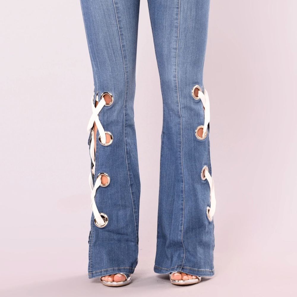 Bell bottom jeans